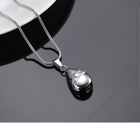 Jewelry Type Pendants or Charms Heart Water Drop Pendant Necklace Ashes for Cremation