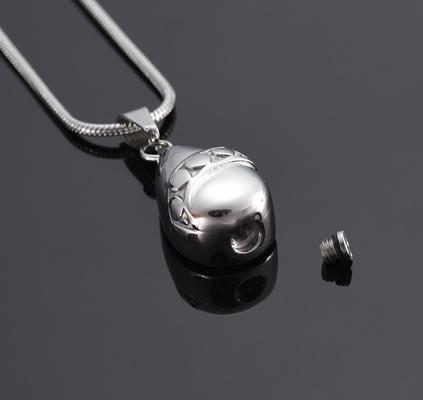 Jewelry Type Pendants or Charms Heart Water Drop Pendant Necklace Ashes for Cremation