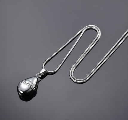 Jewelry Type Pendants or Charms Heart Water Drop Pendant Necklace Ashes for Cremation