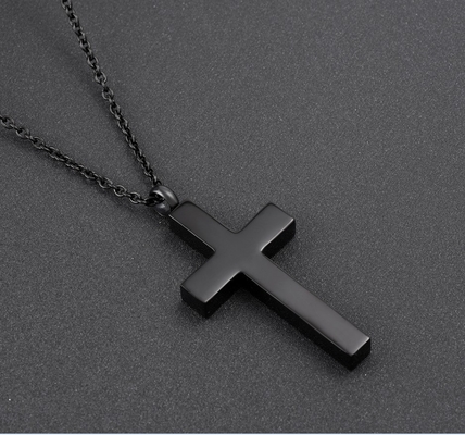 Mould Making Service Silm Memorial Stainless Steel Cremation Cross Urn Pendant Necklace