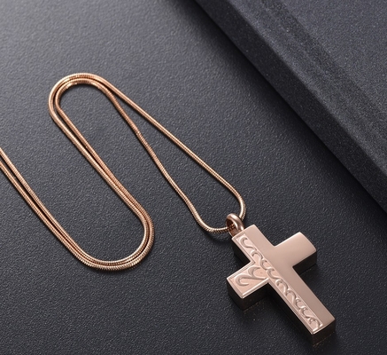 Infinity Religious Cross Cremation Jewelry for Ashes Pendant Holder Urns for Pet/Human Memorial Women Men Necklace Unisex