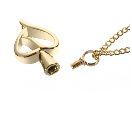 OEM/ODM Stainless Steel Love Heart Necklace Cremation Ashes Urn Pendant for Men Women