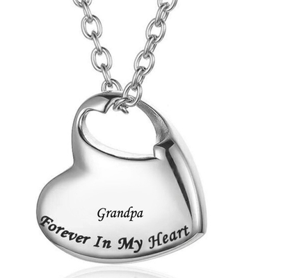 Gift Heart Locket Necklace Small Stainless Steel Jewelry for Picture Keepsake Pendant