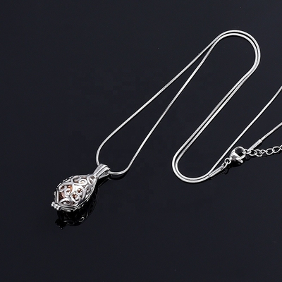Stainless Steel Necklace Fashionable Cremation Urn Keepsake Jewelry for Men and Women